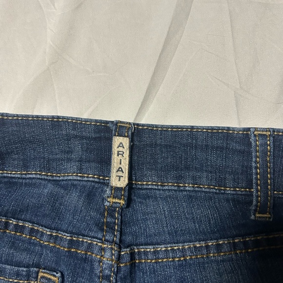 Ariat REAL Denim Jeans Womens 28R Blue Bootcut Stretch Medium Wash Western - Picture 2 of 10
